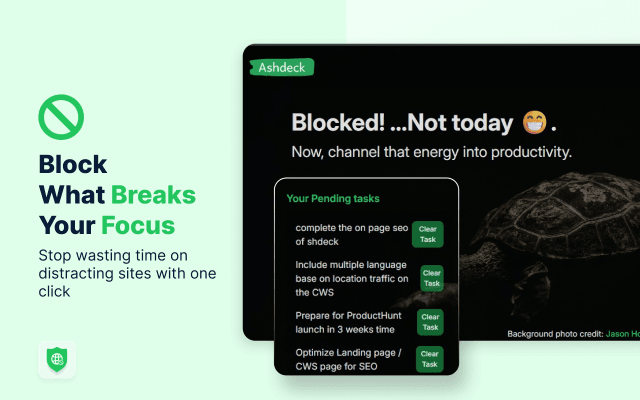 Ashdeck chrome extension